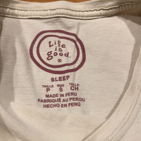 life is good sleep shirt size small . - Picture 3 of 6